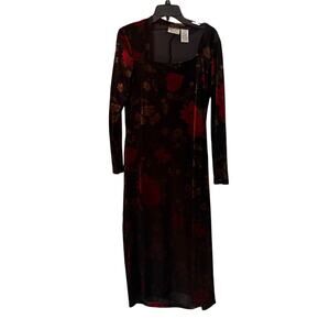 Vintage Kathie Lee Collection Velvet Women's Size Large 52 inches long